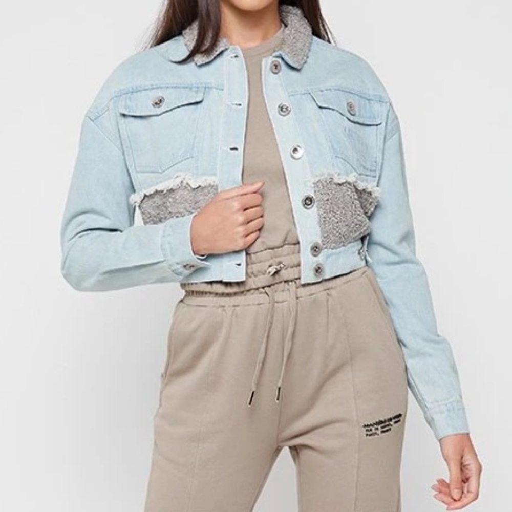 Borg Denim Jacket - Picture 5 of 6